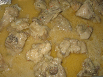 Opor ayam putih